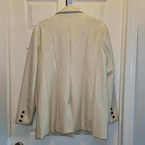 Vegan Leather Jacket - Picture 3 of 8